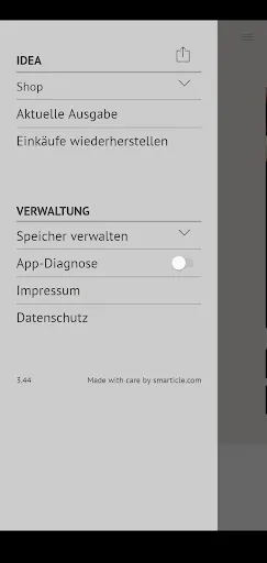 Capturas de pantalla de IDEA MAGAZIN
