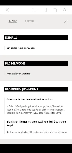 Capturas de pantalla de IDEA MAGAZIN