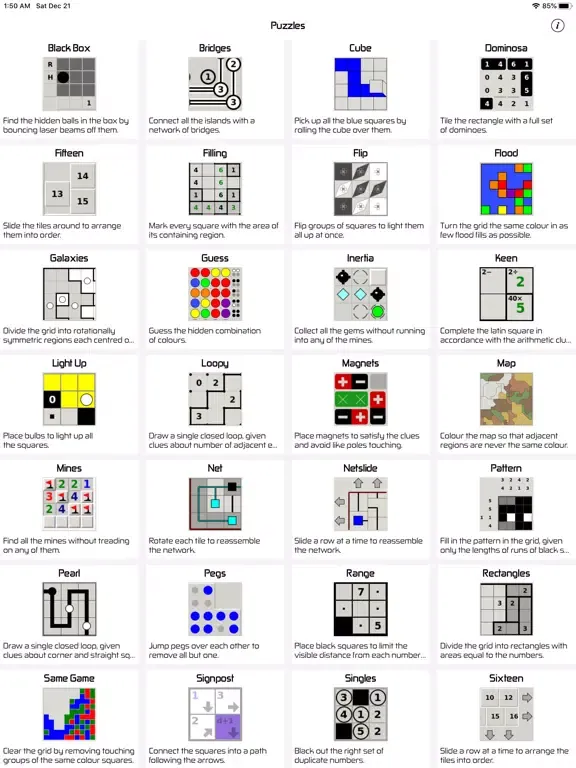 Capturas de tela do Injoy Puzzles iPad 