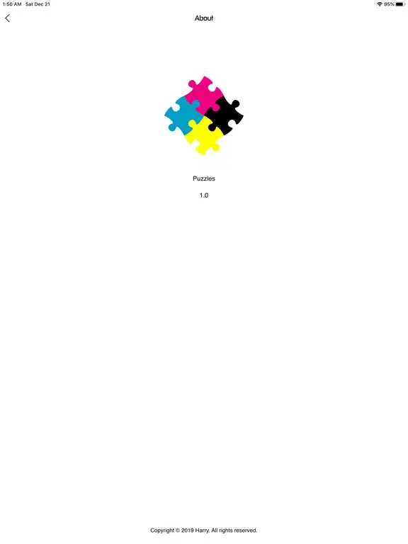 Capturas de tela do Injoy Puzzles iPad 