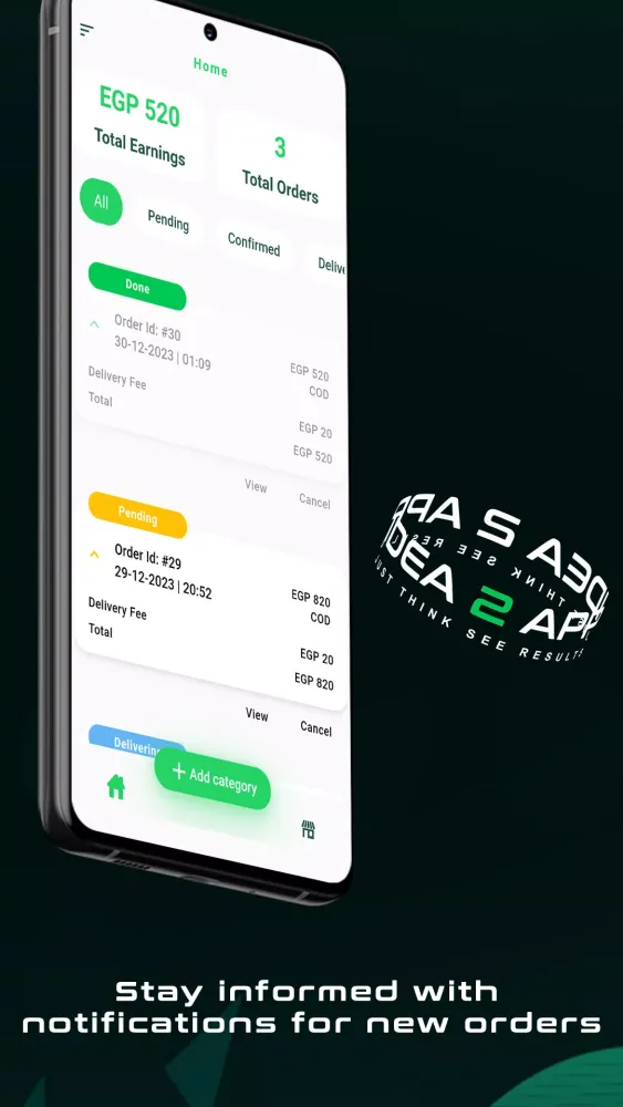 Idea2App Vendor Screenshots