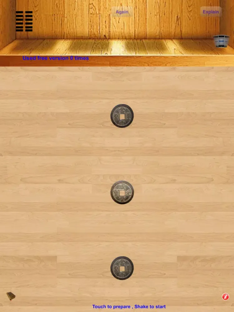 Captures d'écran de I Ching Coins Lite iPad 
