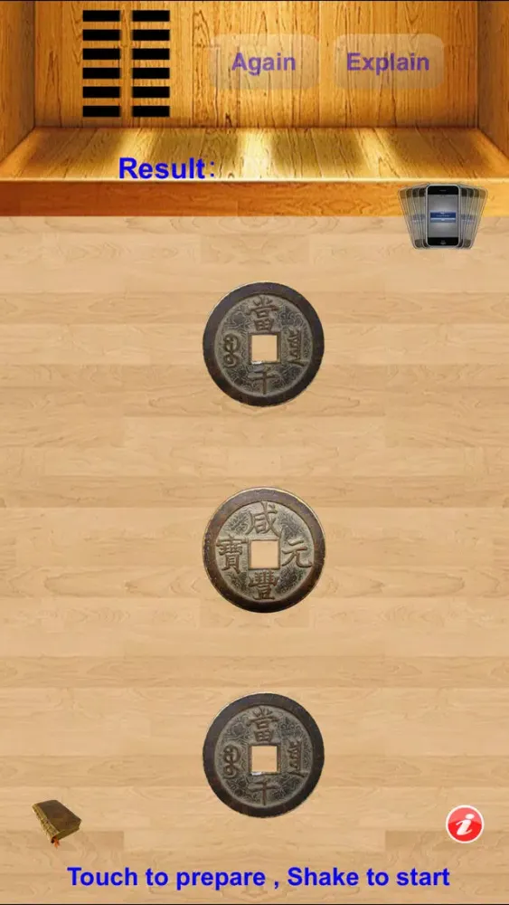 Captures d'écran de I Ching Coins Lite