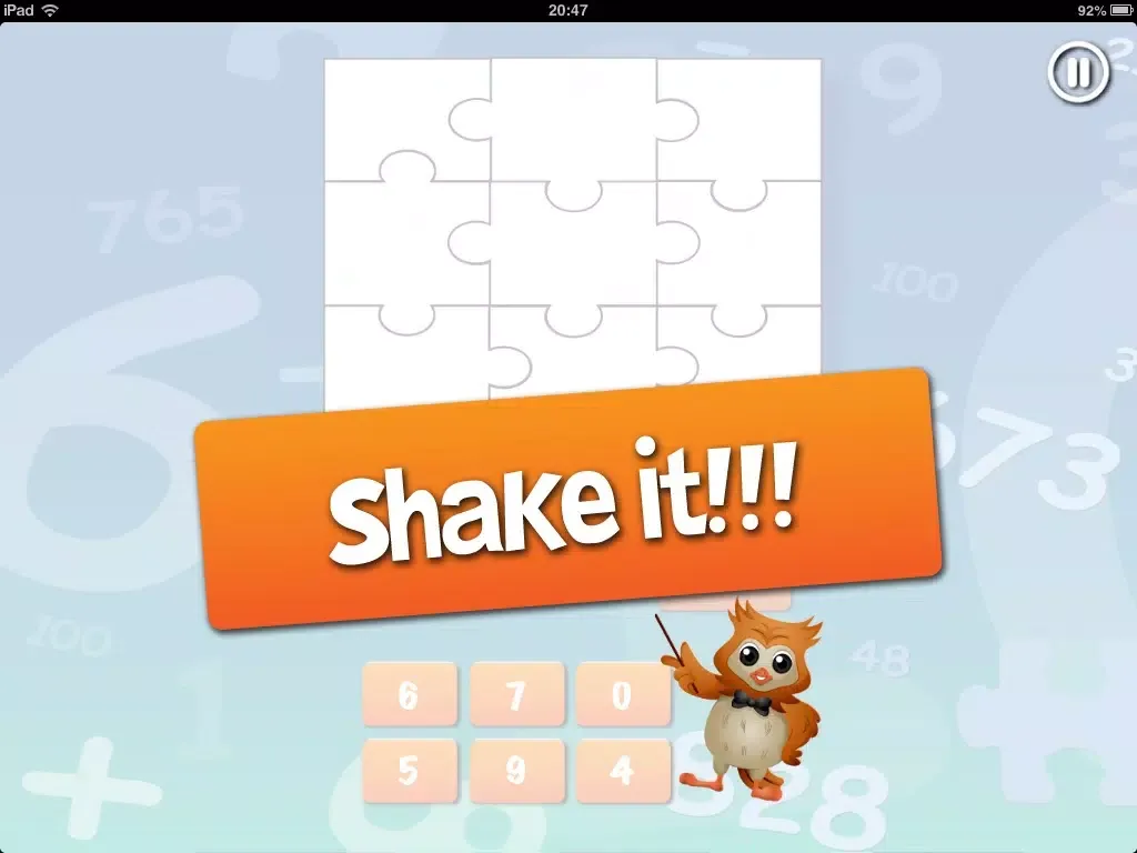Zrzuty ekranu MathShaker - math game for kids and children iPad 