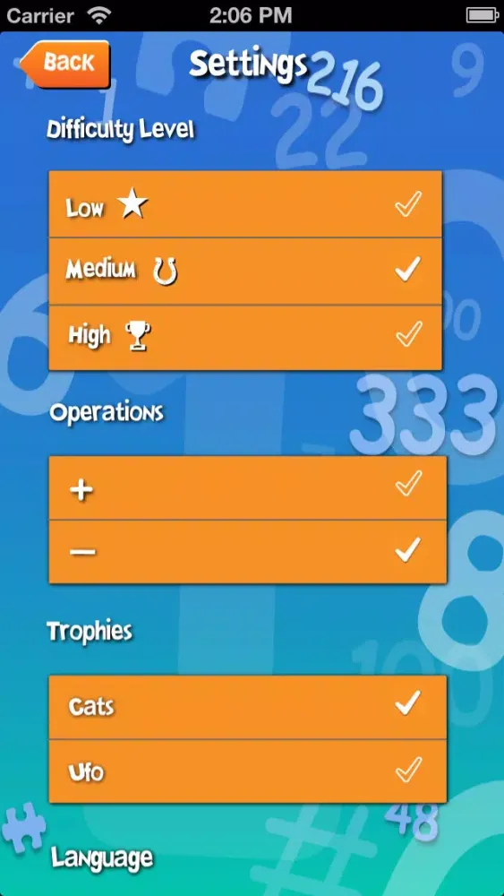 Zrzuty ekranu MathShaker - math game for kids and children