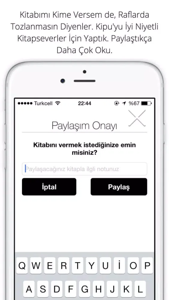 ภาพหน้าจอของ Kipu - Kitap Takas ve Paylaşım