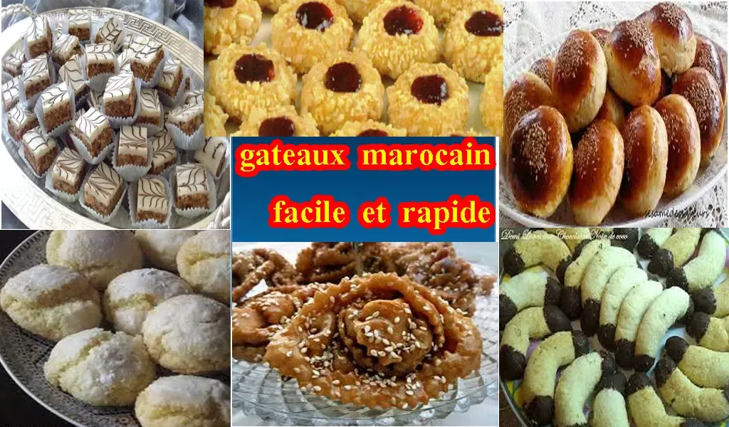 Capturas de tela do Recettes de gâteaux marocains