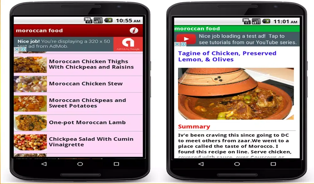 Tangkapan skrin Moroccan cuisine