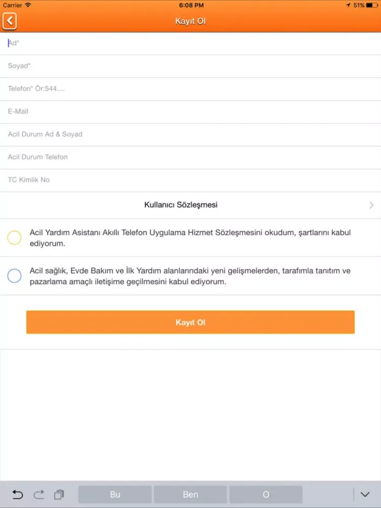 Zrzuty ekranu Yolunuza Sağlık iPad 