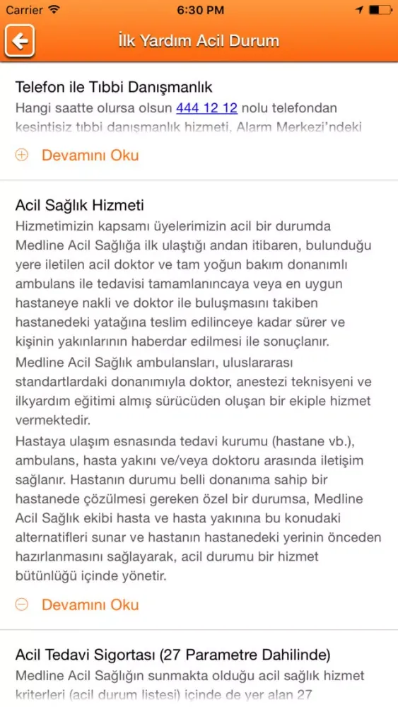 Zrzuty ekranu Yolunuza Sağlık