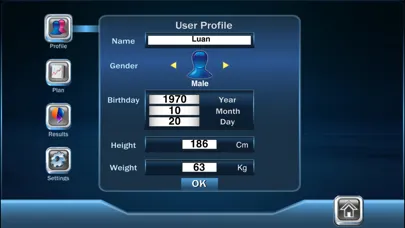 ภาพหน้าจอของ iSuper Fitness "for iPhone"