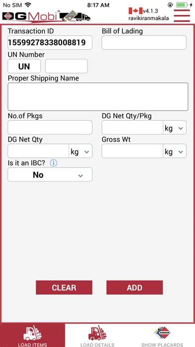 Ảnh chụp màn hình của DGMobi CA General