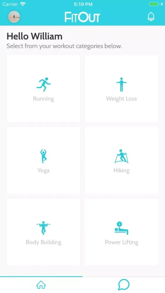 Ảnh chụp màn hình của FitOut: Your fitness network