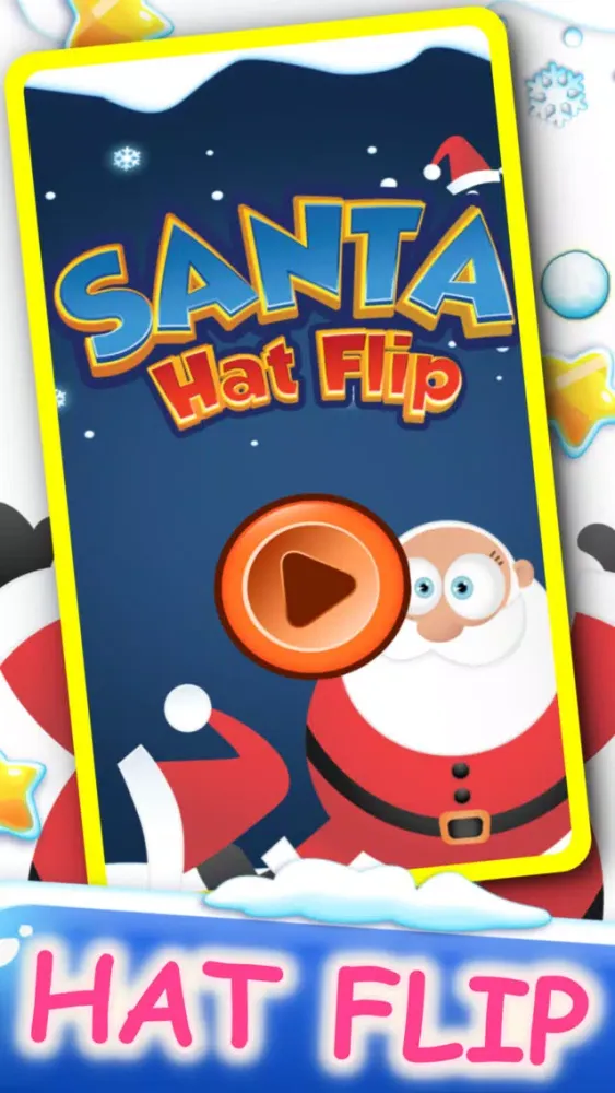 Christmas Santa Hat Flip Challenge Games应用截图
