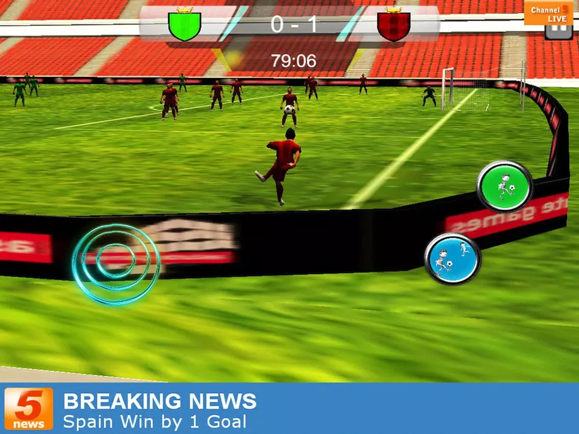 Real Football International Cup HD:Soccer iPad  Screenshots