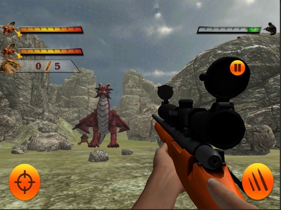 Futuristic Dragon War:Sniper Dino Hunt iPad  স্ক্রিনশট