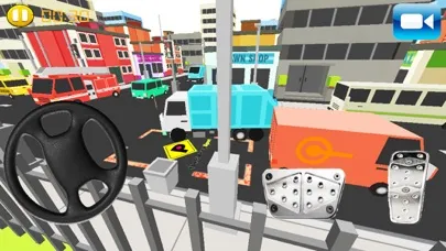 Cube Garbage Truck Park:Drive in City应用截图