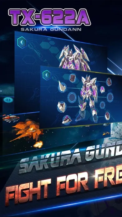 Captures d'écran de Code TX-622A: Sakura Knight for Gundann, Puzzle & Trivia Game
