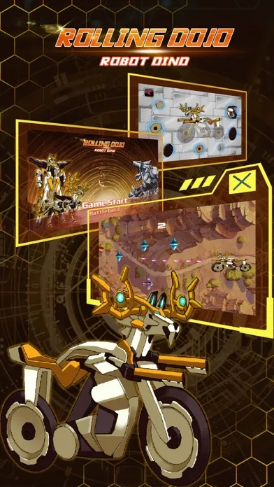 Capturas de tela do Rolling Dojo: Robot Dinosaur& Mythical Animals - Trivia & Funny Puzzle & Dragon Game