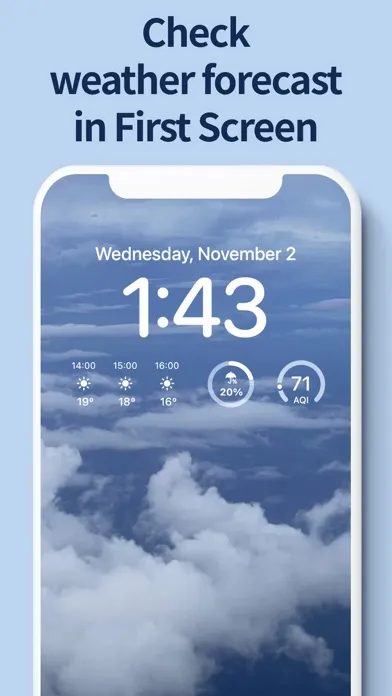 Captures d'écran de Weather Screen-Widget & Radar