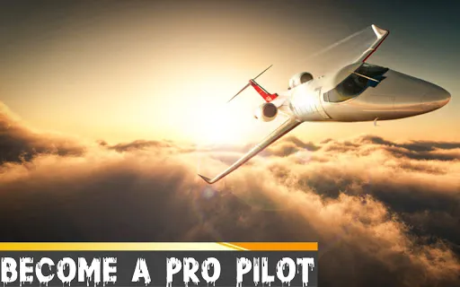 ภาพหน้าจอของ Airplane Game Flight Pilot Sim