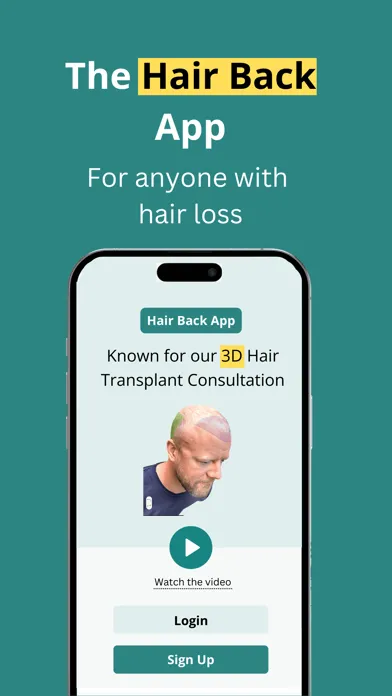 Hair Back App Screenshots