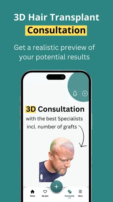 Hair Back App Screenshots