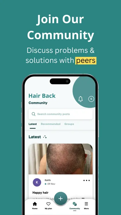 Hair Back App Screenshots