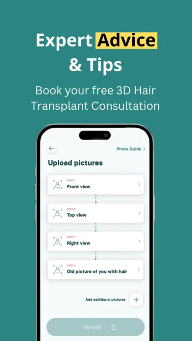 Hair Back App Screenshots