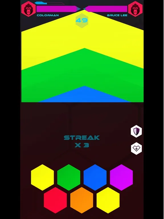 Multiplayer Color Battle iPad  سکرین شاٹس