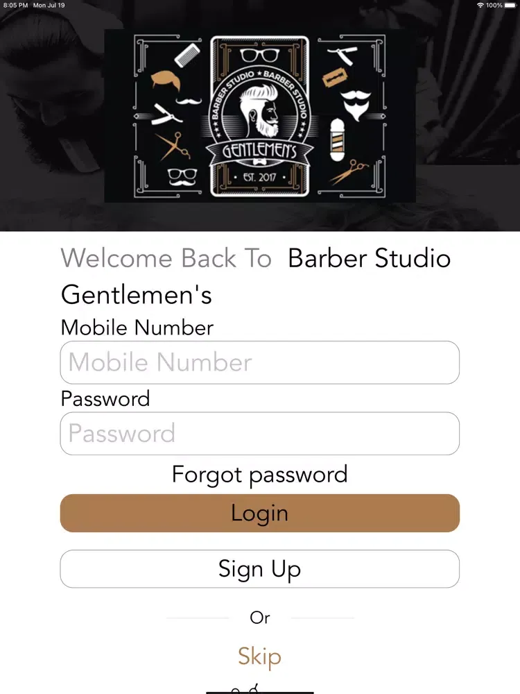Capturas de pantalla de Barber Studio Gentlemen's iPad 