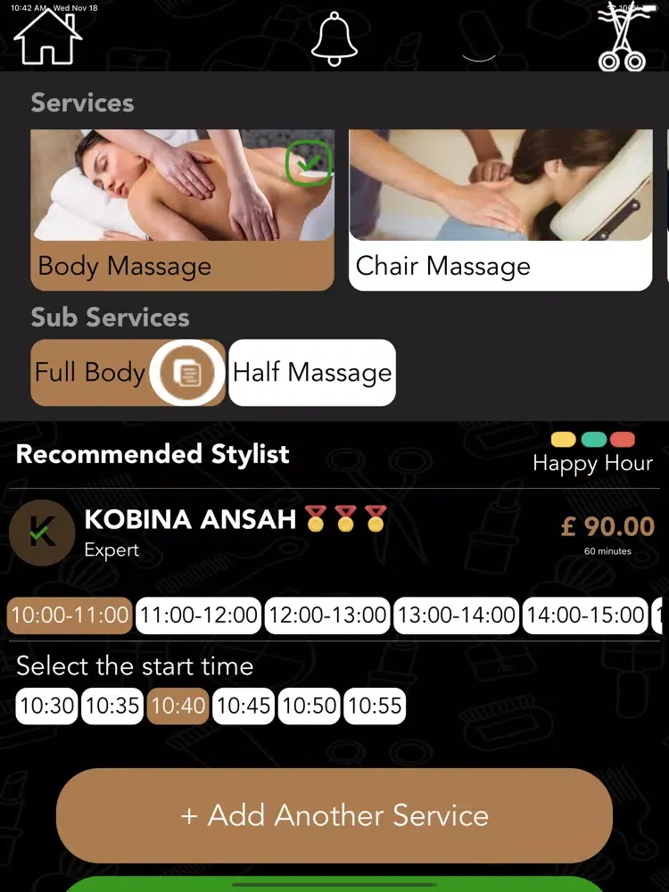 Captures d'écran de Massage Moove iPad 