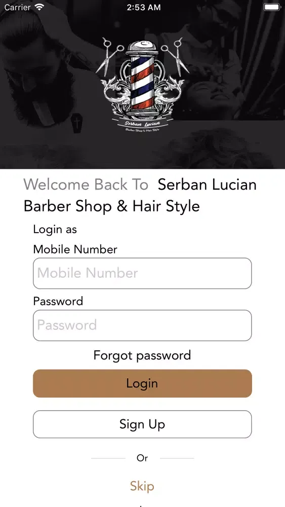 Capturas de tela do Serban Lucian Barber Shop