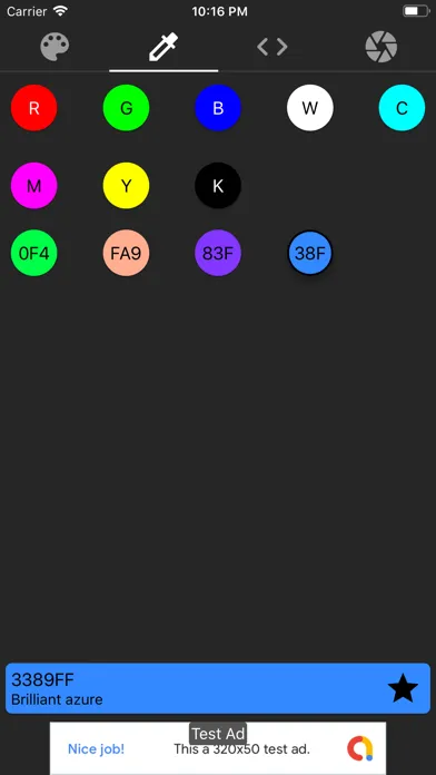 Find color name Screenshots