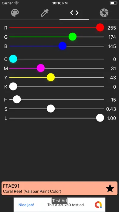 Find color name Screenshots