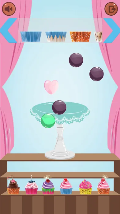 ภาพหน้าจอของ Cupcake Maker : decorate cakes
