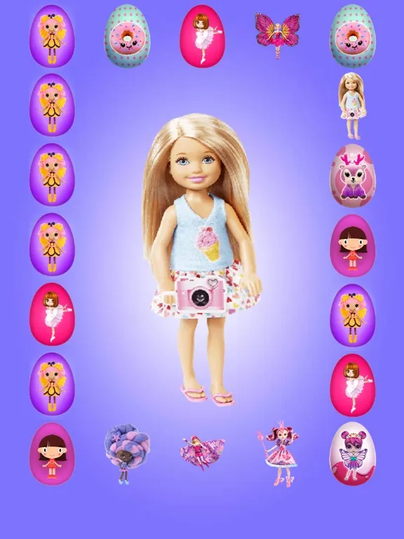 Capturas de tela do Surprise Eggs GIRLS iPad 