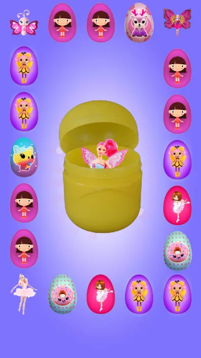 Capturas de tela do Surprise Eggs GIRLS