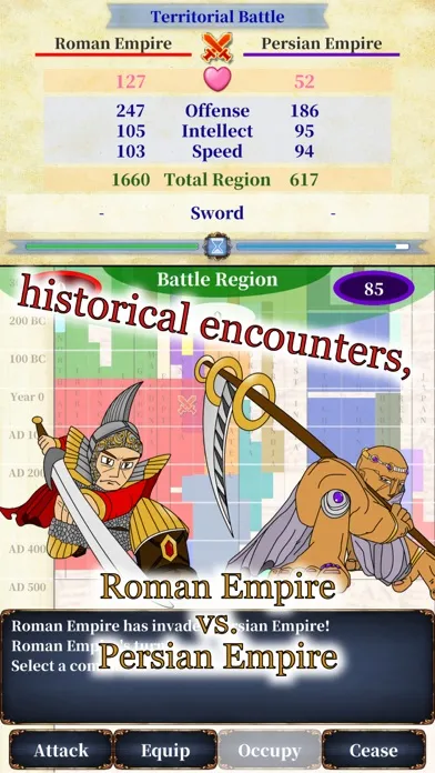 Tangkapan layar History Conqueror