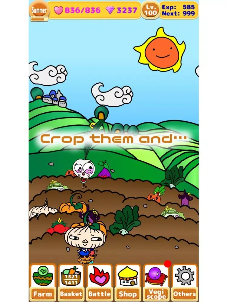 Ảnh chụp màn hình của Vegitcha - Beat the Diseases with Veggie Powers! - iPad 