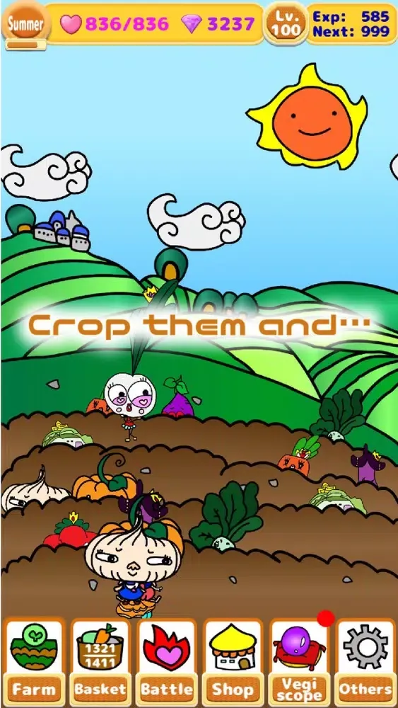 Ảnh chụp màn hình của Vegitcha - Beat the Diseases with Veggie Powers! -