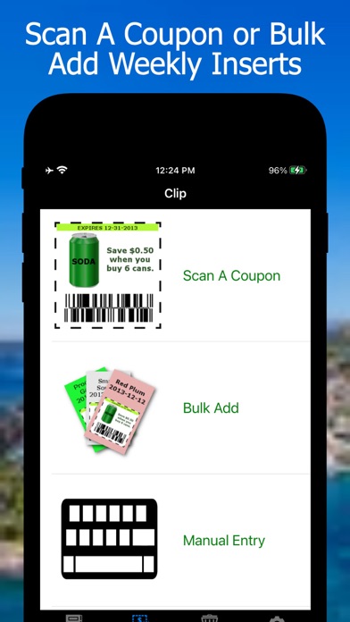 Coupon Binder Screenshots