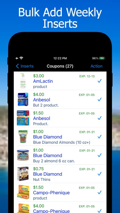 Coupon Binder Screenshots