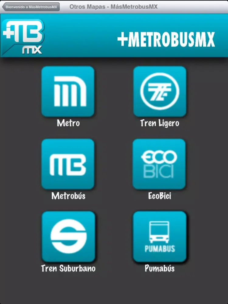 Скриншоты Metrobus MX iPad 