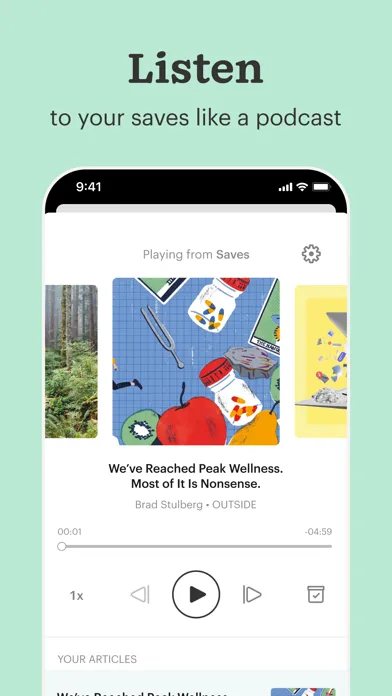 Captures d'écran de Pocket: Stay Informed