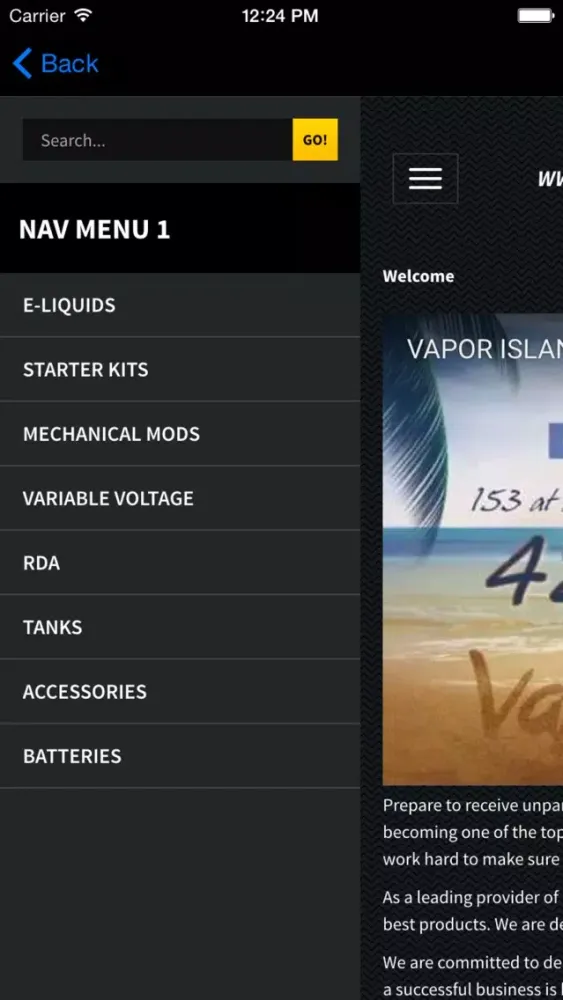 Vapor Island スクリーンショット