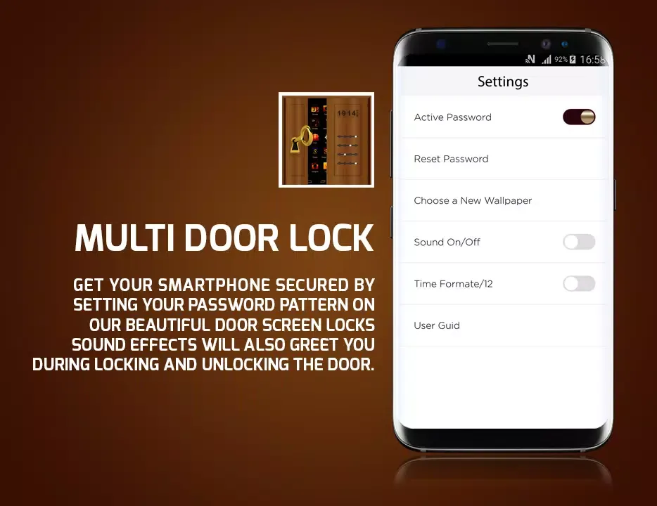 Captures d'écran de Multi Door Lock Screen