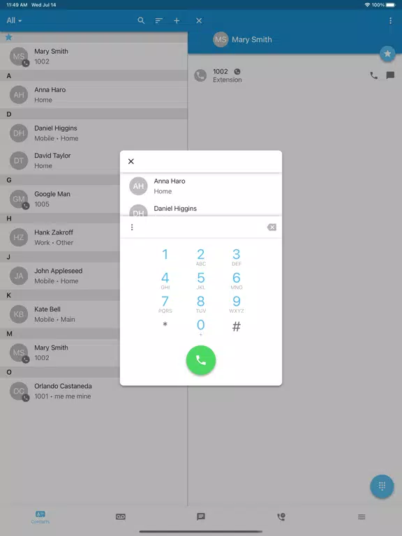 IdeaTek Voice iPad 应用截图