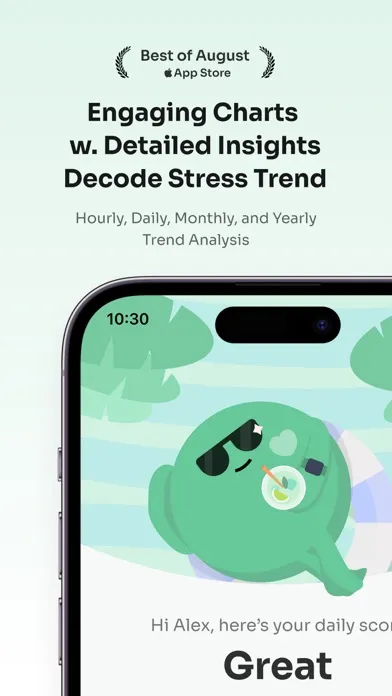 Capturas de pantalla de StressWatch: AI Stress Monitor
