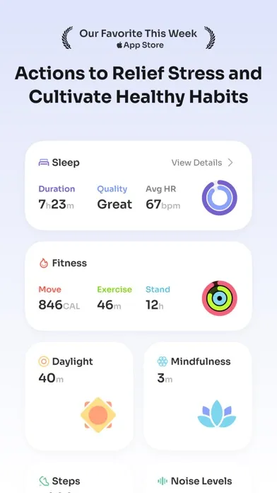 Capturas de pantalla de StressWatch: AI Stress Monitor